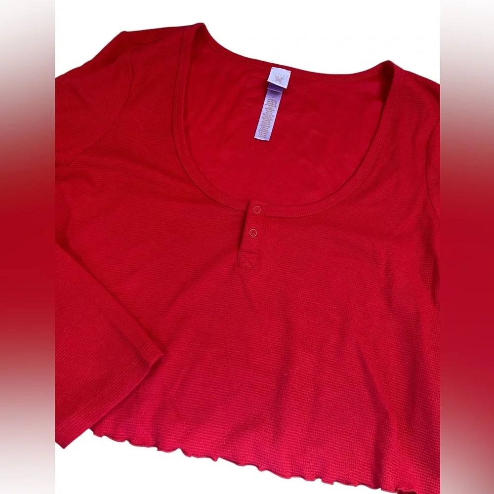 Savage Fenty Sexwear Midnight Cruise Waffle Knit Lounge Pajama Set